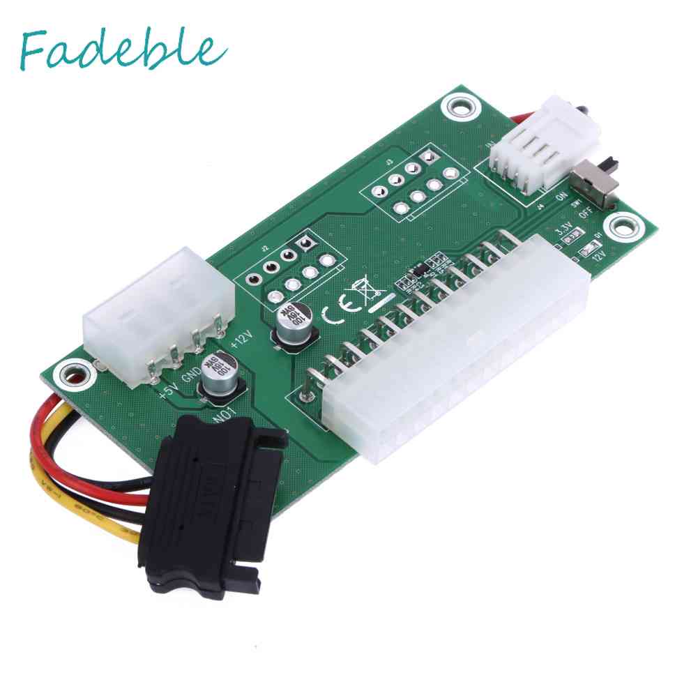 Bảng Mạch Khởi Động Pin ATX 24-Pin Dual PSU Chuyên Dụng Cho Máy Tính