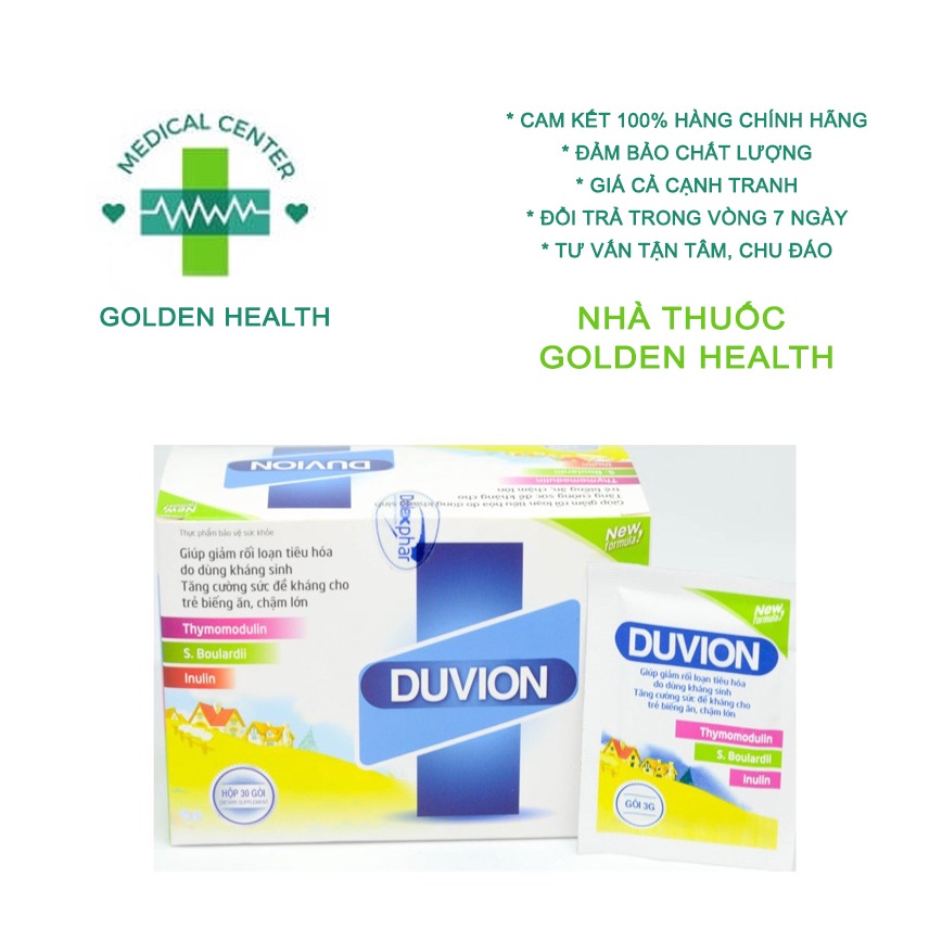 MEN VI SINH DUVION - MEN TIÊU HÓA 3g/gói
