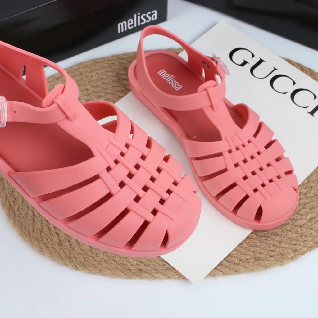 Xăng đan  Mặt Nhám Phong Cách La Mã Hàn Quốc Melissa Thời Trang Cho Nữ