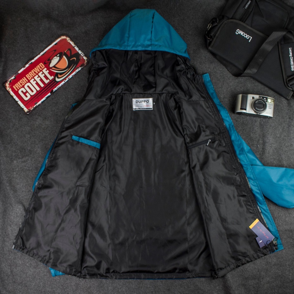 Áo khoác Dù WindBreaker Ultra unisex, vải dù 2 lớp Duppo