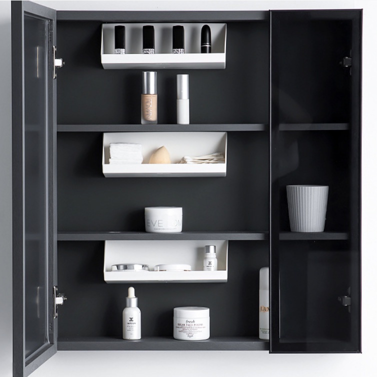 Thanh Chia Ngăn Tủ Gương Gắn Tường Kiểu Nhật Bản