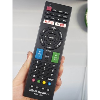 Remote điều khiển tivi sharp rm-l 1346