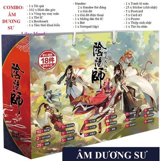 Combo: Âm dương sư / Combo quà tặng, bình nước, túi quà tặng / Hộp quà tặng sinh ật