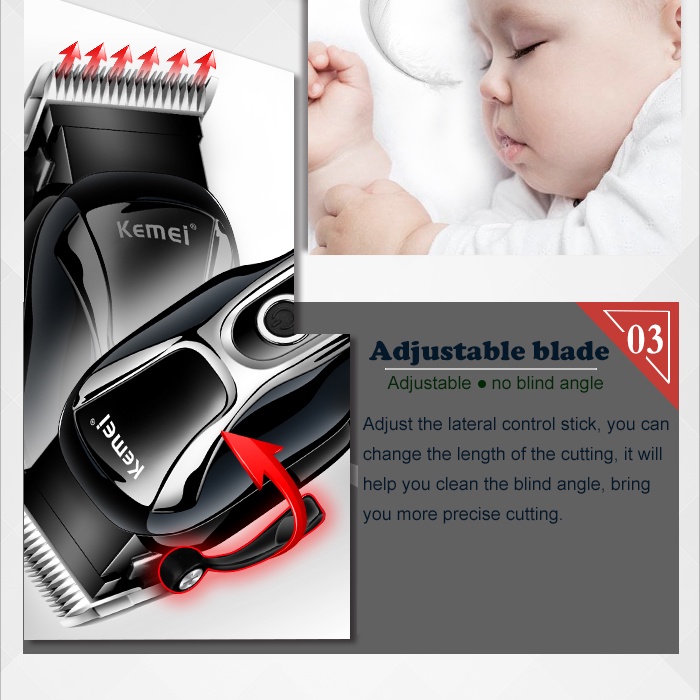 Tông Đơ Cắt Lông Chuyên Nghiệp Kemei KM-1991 Cho Thú Cưng