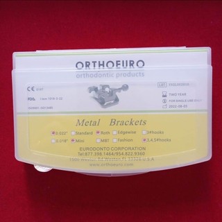 Mắc cài kim loại Orthoeuro niềng răng chỉnh nha - nha khoa