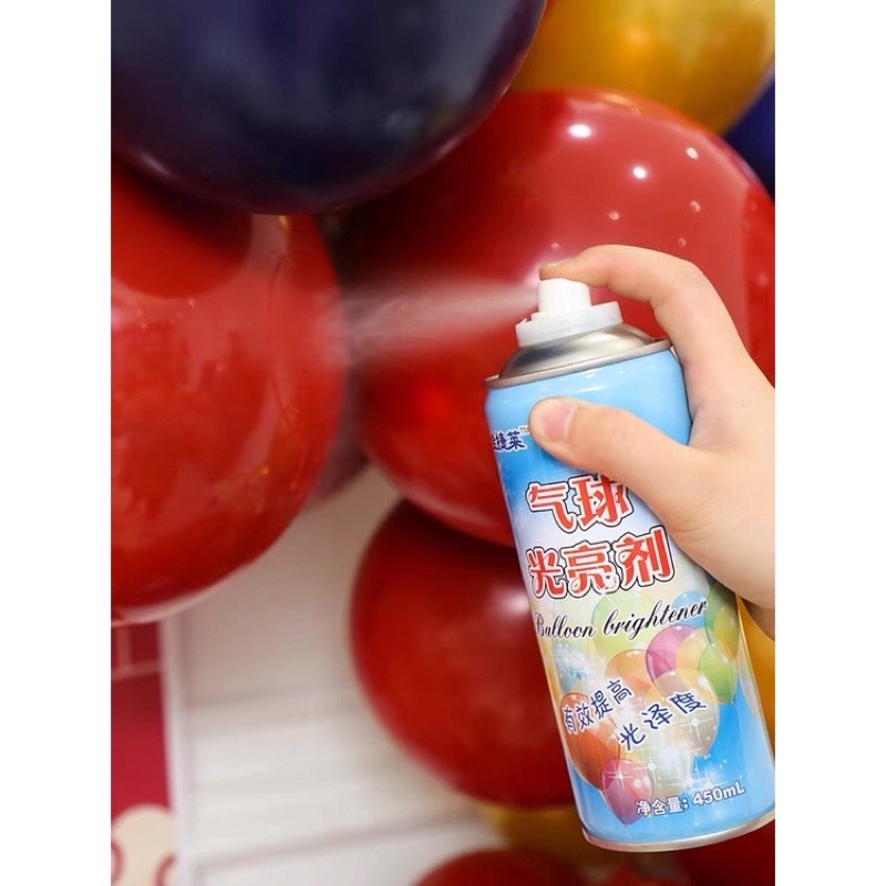 BÌNH XỊT LÀM SÁNG MỊN BÓNG BAY FREESHIP BÌNH XỊT GIỮ MÀU BÓNG BAY- CHỐNG BAY MÀU BÓNG-chai xịt dưỡng bóng bay