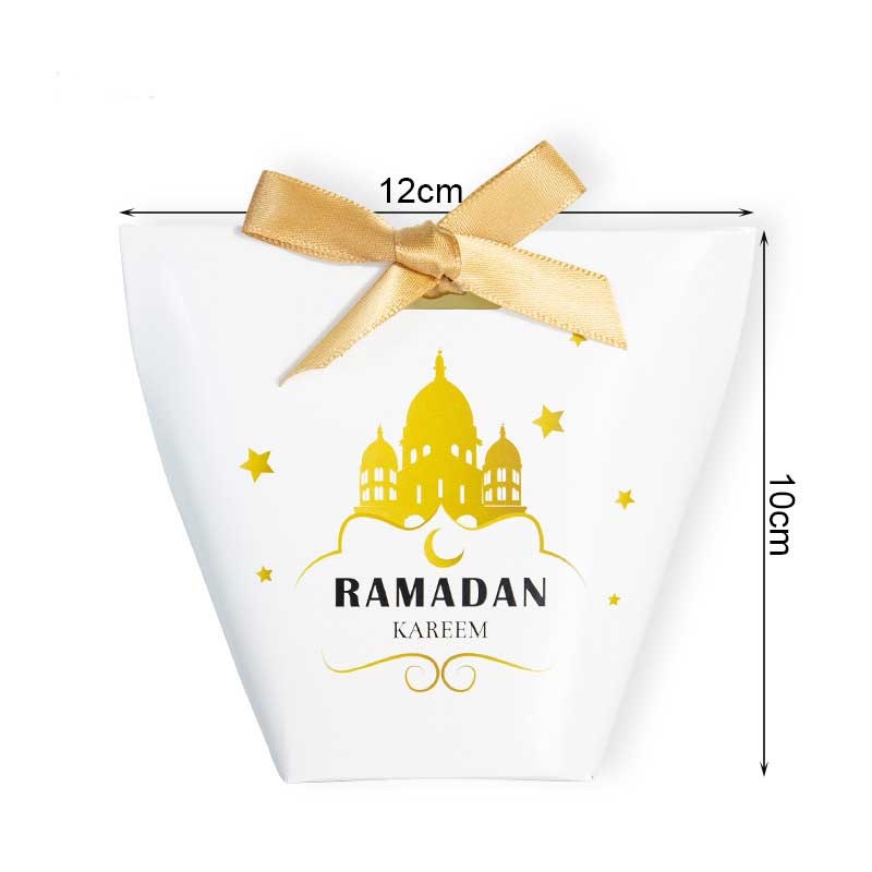 Túi Giấy Đựng Bánh Kẹo Trang Trí Tiệc Tùng Lễ Hội Eid Ramadan Gấp Gọn Tinh Tế Dành Cho Trẻ Em