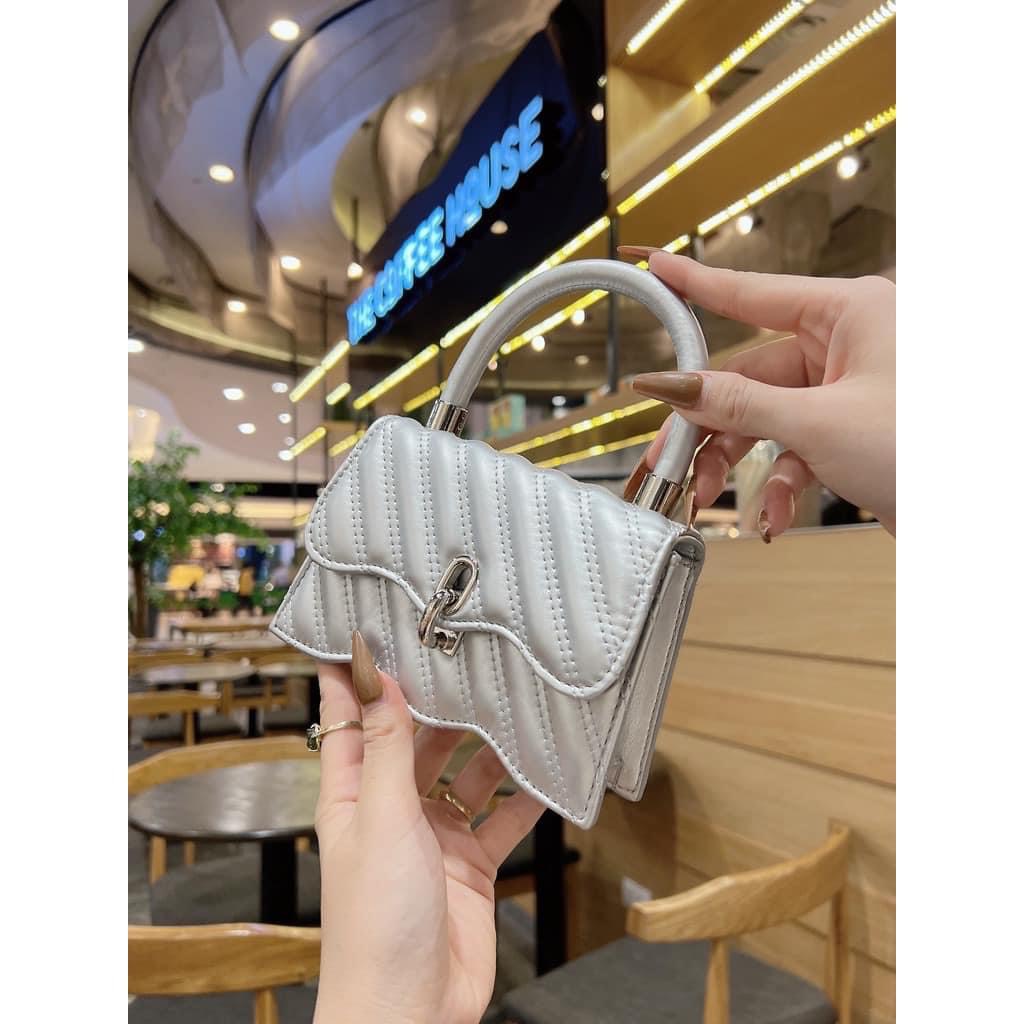 Túi xách nữ CNK mini khoá móc câu size 15 hàng mới siêu xinh
