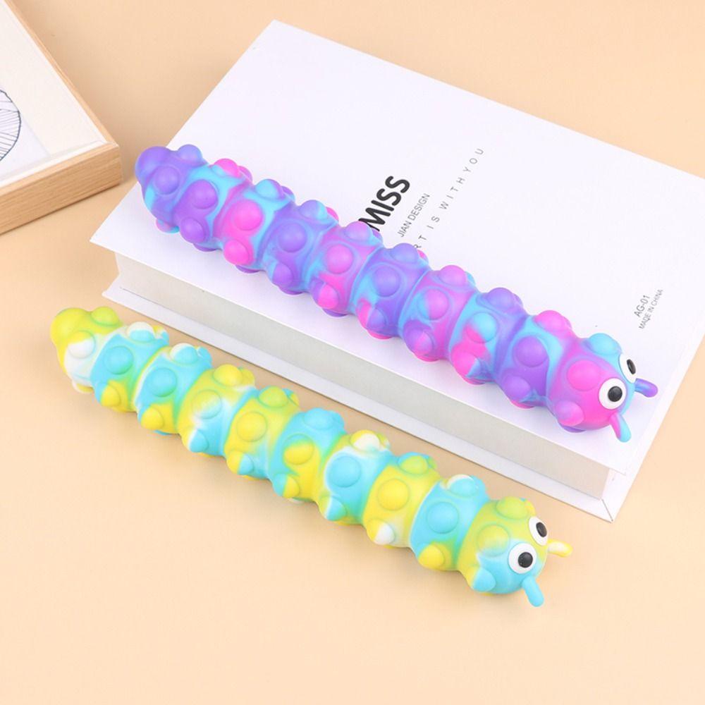 YIYU Đồ Chơi Sâu Bướm Dính Bong Bóng Nhiều Màu Sắc Tương Tác Giải Tỏa Căng Thẳng