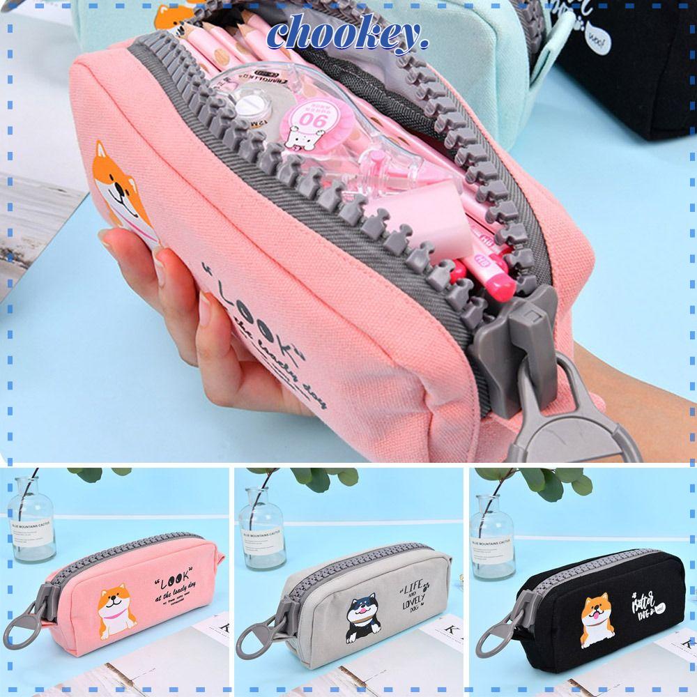 Túi Đựng Bút Cỡ Lớn Họa Tiết Hoạt Hình Xinh Xắn Dành Cho Bé