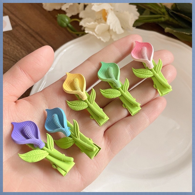 Kẹp Tóc Hình Hoa Sen Lớn Thời Trang Mùa Hè