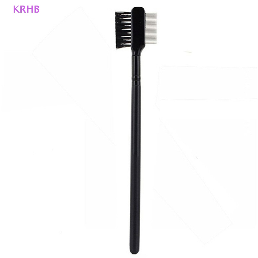 1 Cọ Chải Lông Mày KRHB Chất Liệu Thép Hai Đầu Tiện Dụng