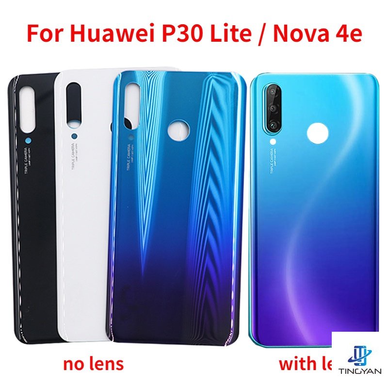 Nắp Đậy Pin Mặt Sau Điện Thoại Bằng Kính Thay Thế Chuyên Dụng Cho Huawei P30 Lite Nova 4e