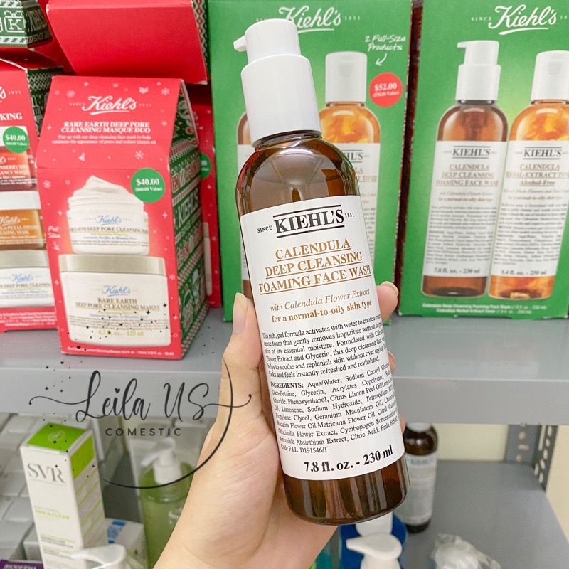 Sữa rửa mặt hoa cúc Kiehls 230ml