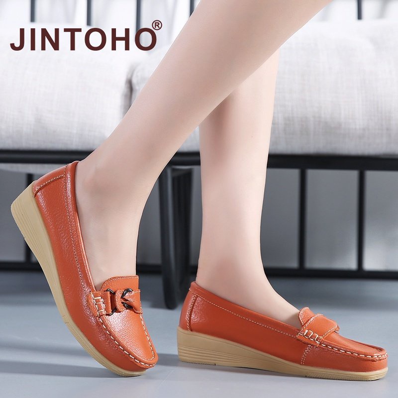 Giày lười JINTOHO 9406 đế xuồng chống trượt thoáng khí thời trang cho nữ