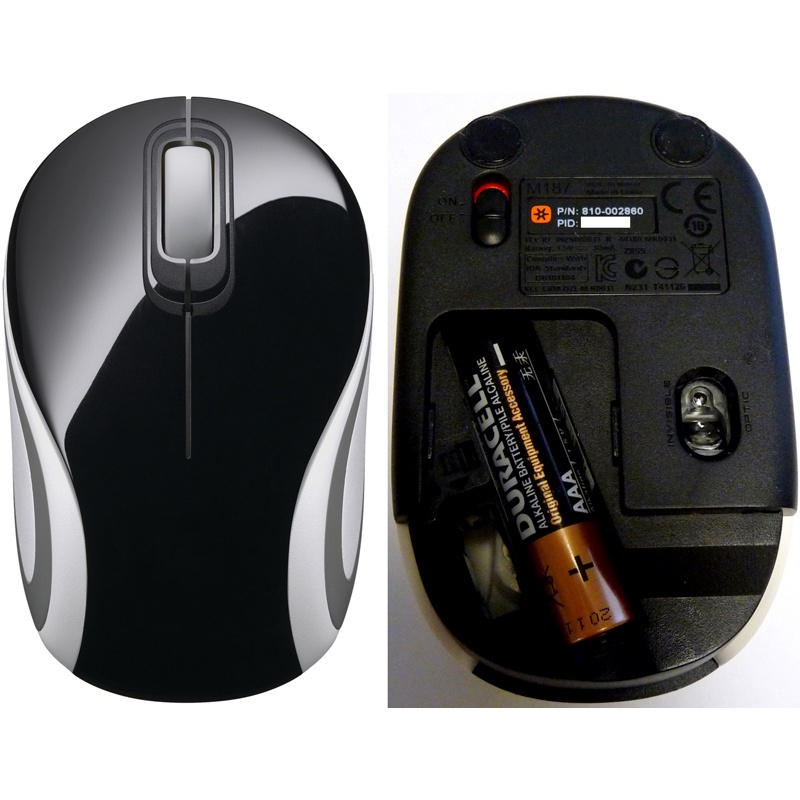 Chuột Không Dây Wireless M187 -GR-
