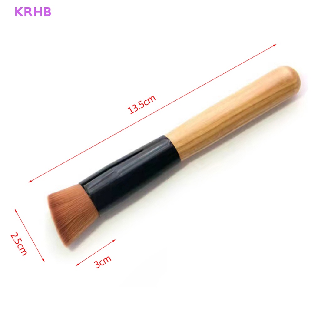 Cọ Trang Điểm KRHB Tay Cầm Bằng Gỗ Tiện Dụng Chất Lượng Cao Mới