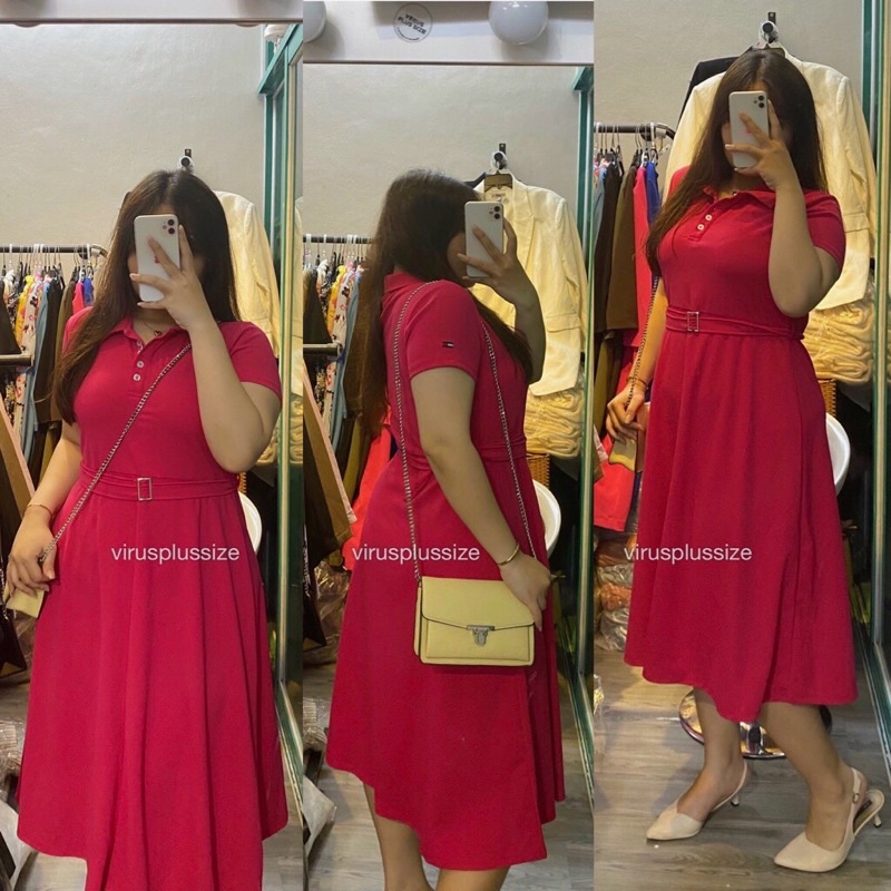 Đầm polo tommy xuất xịn bigsize