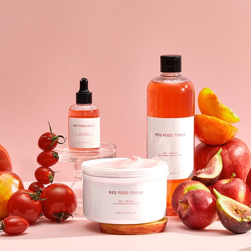 Nước Hoa Hồng Trái Cây Đỏ Graymelin Red Food Toner 500ml