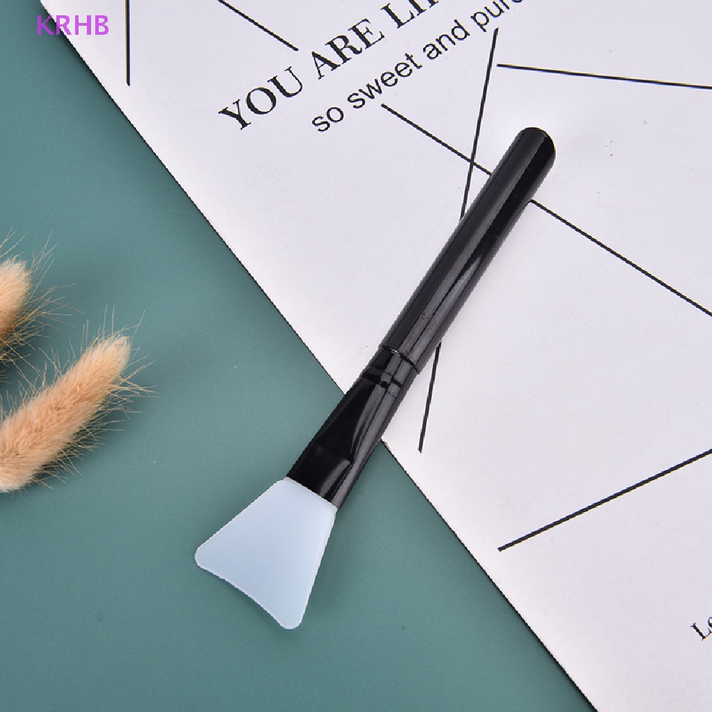 1 Cọ Đắp Mặt Nạ Bằng Silicon Gel Màu Đen Nhỏ Gọn Mới