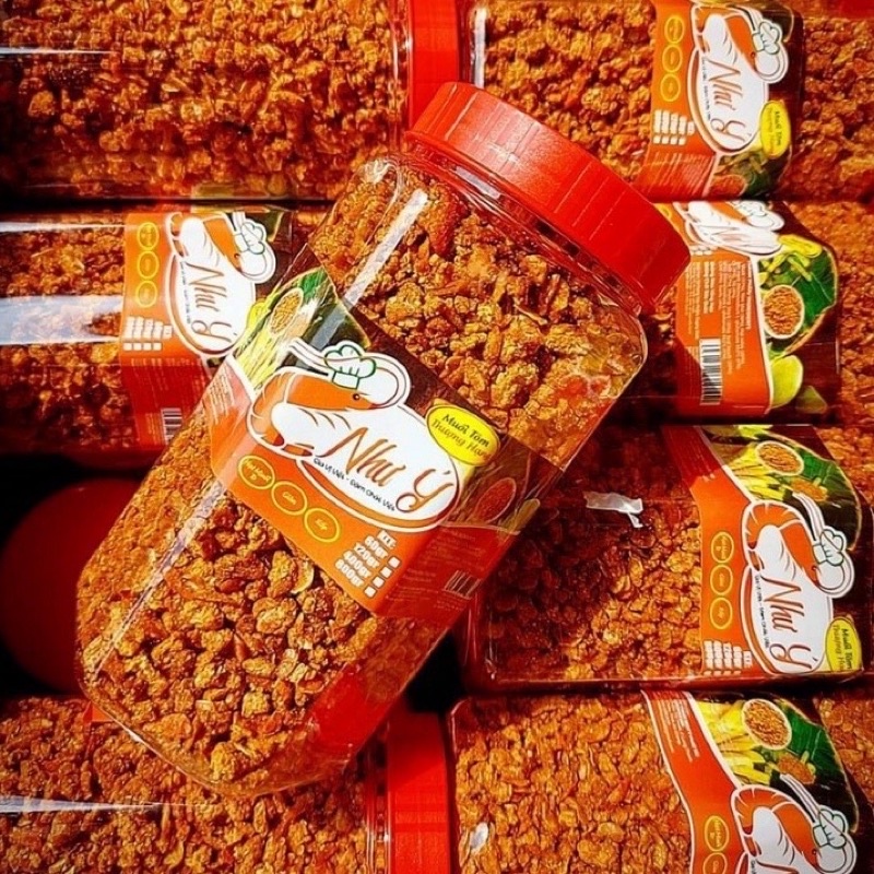 Muối tôm nguyên chất hạt to NHƯ Ý siêu ngon, ăn vặt ngon rẻ TaNo
