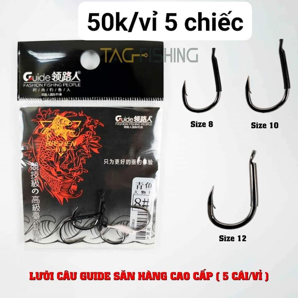 LƯỠI CÂU CÁ | LƯỠI GUIDE SĂN HÀNG CAO CẤP