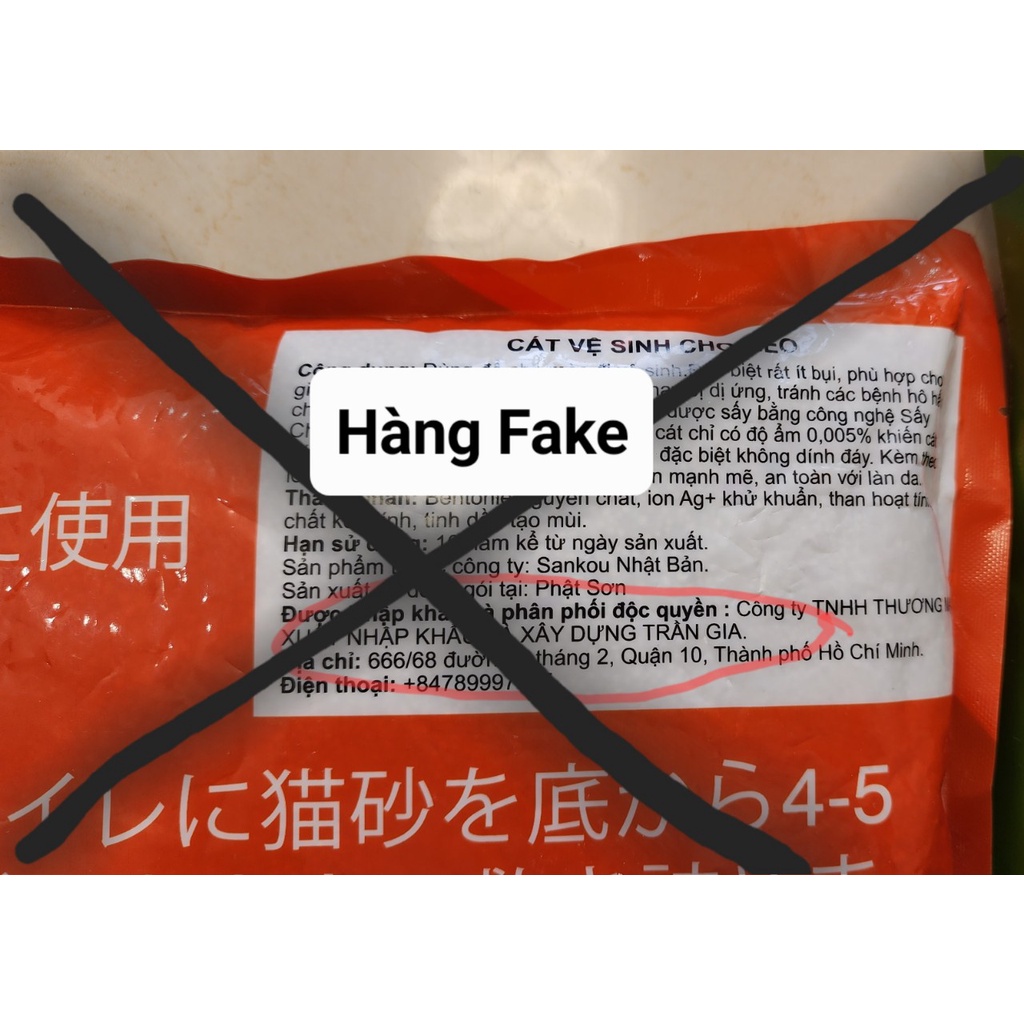 CÁT MIN CHÍNH HÃNG - Cát đất sét, cát mèo vệ sinh cho mèo