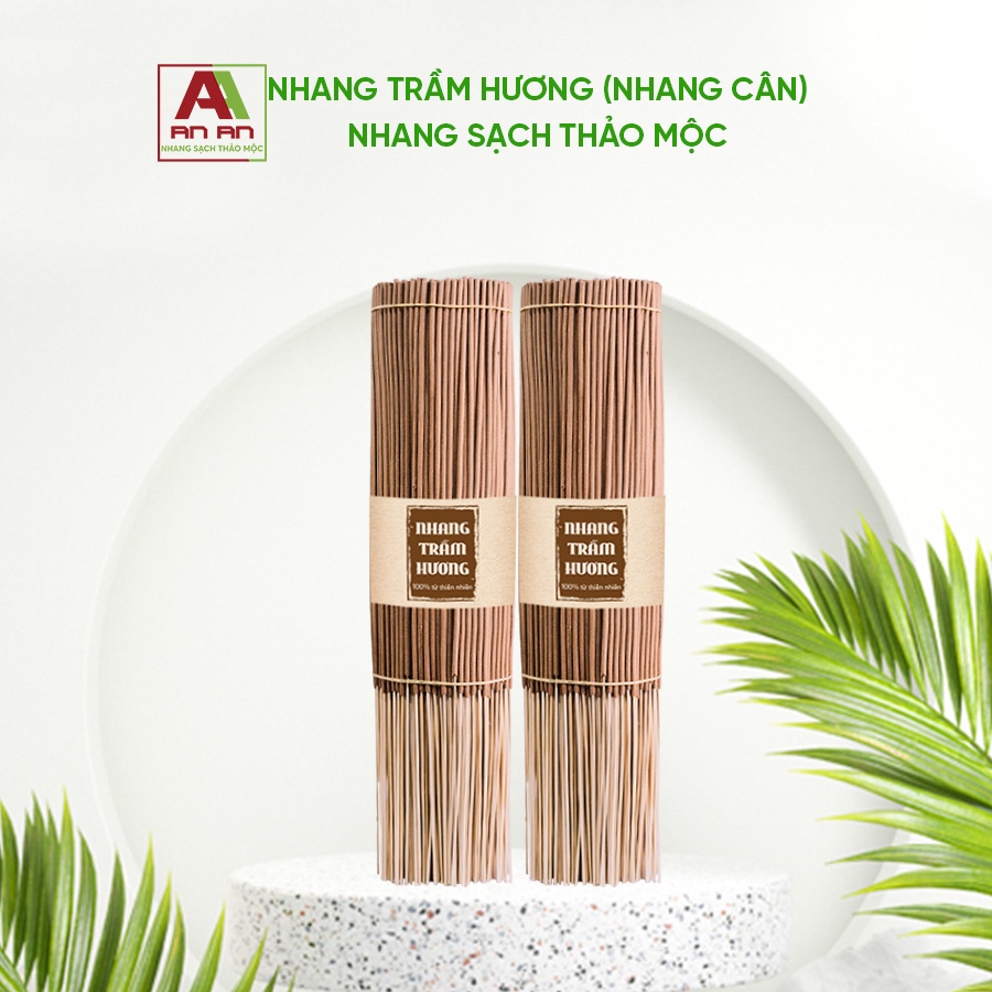 Nhang Trầm Hương 1kg An An Loại Cao Cấp Dài 38cm tiết kiệm hơn, mùi thơm dịu nhẹ.