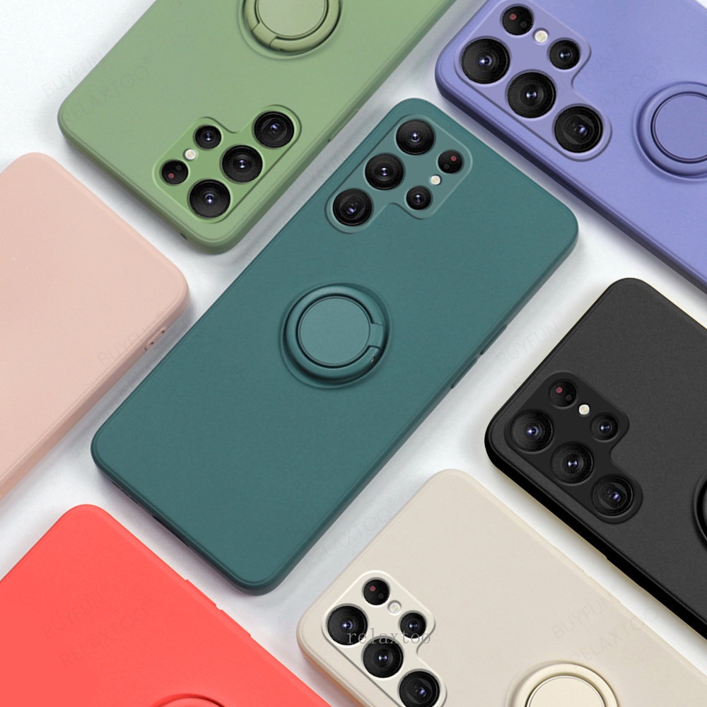 Ốp Điện Thoại Silicon Kèm Dây Đeo Cho Samsung Galaxy S 23 22 S23 S22 Ultra Plus + S23ultra S22ultra S23 + S23Plus S22Plus 5G