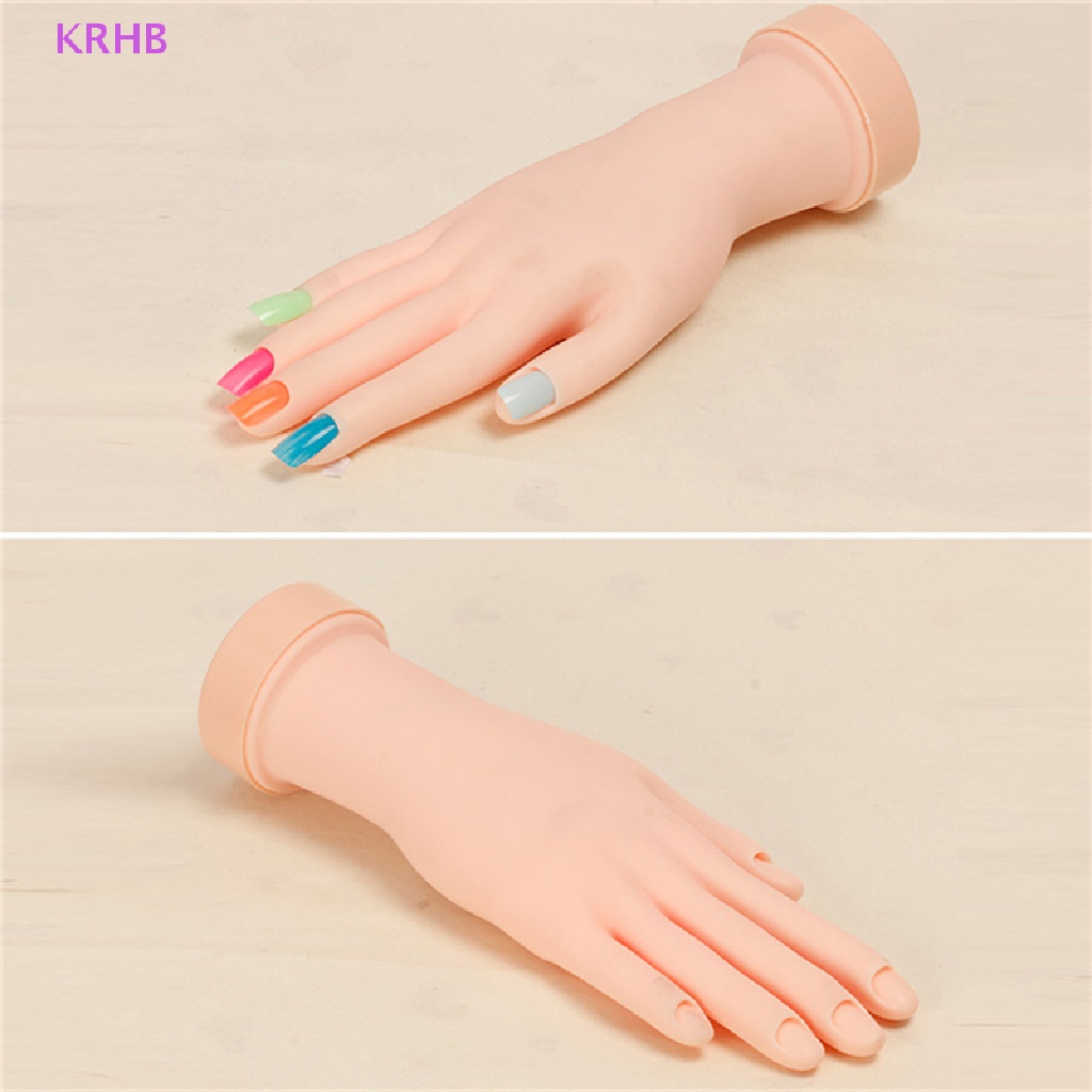 Mô Hình Bàn Tay Giả Luyện Tập Trang Trí Móng Nghệ Thuật Mới