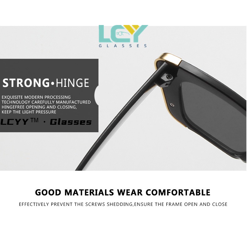 Kính Mát Mắt Mèo Gọng Kim Loại Phong Cách Âu Mỹ Thời Trang LCYY2023 / 003