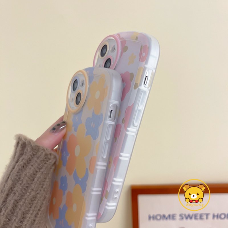 Ốp Điện Thoại Hình Hoa Cho Vivo Y75 Y55 Y55S T2X T1 Y72T Y72 Y52 5G Y52S Y31S Y70S Y70T Y51S Y50T Y55S 2017 Y55L V7 Plus