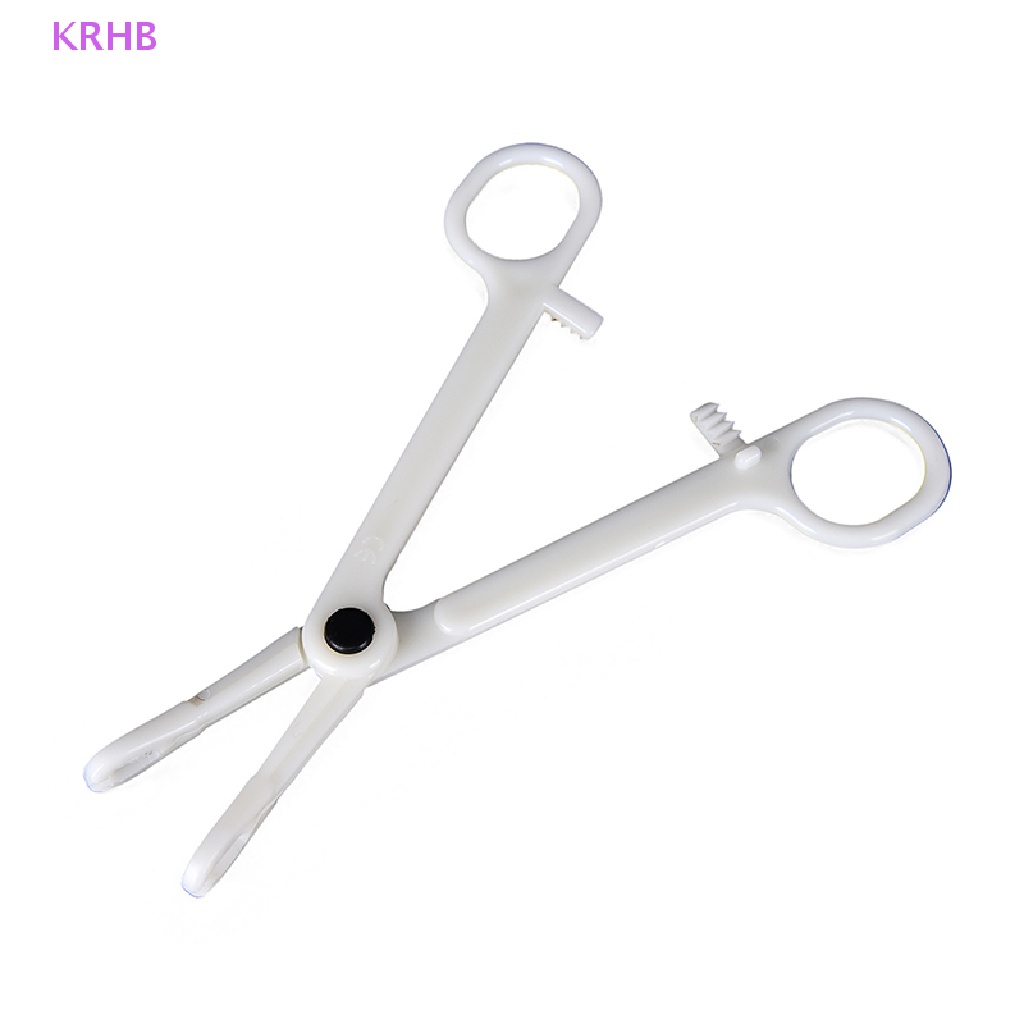 Krhb 1 Kẹp Nhựa Tròn Có Rãnh Dùng 1 Lần JB Mới