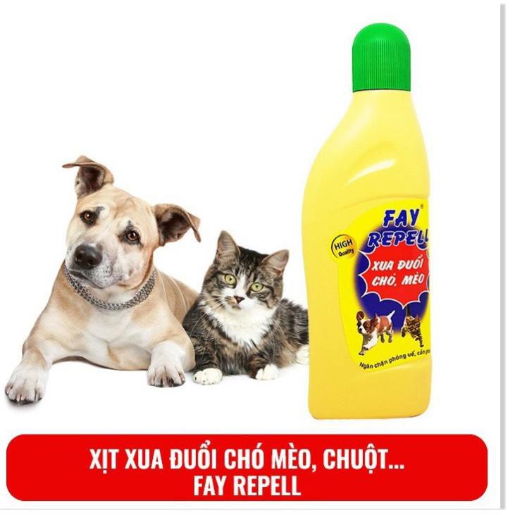 Hanpet.GV- LN Đuổi chuột xua đuổi chó, mèo đuổi ruồi Xịt Fay Repell ngăn chó phóng uế và cắn phá đồ đạc