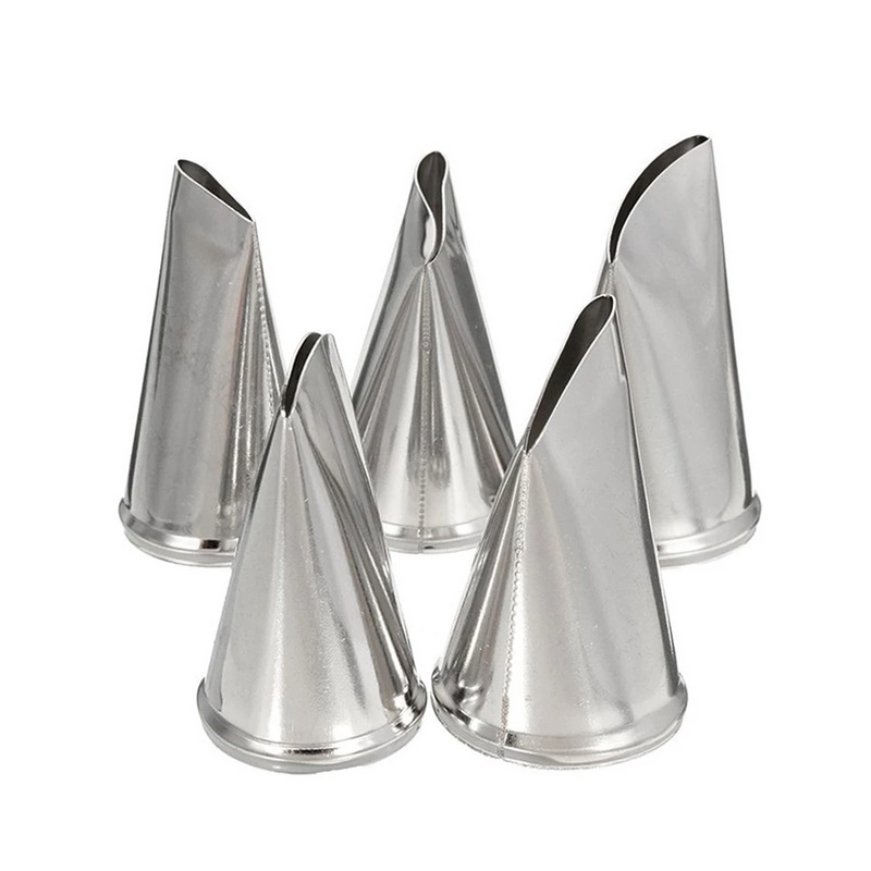 Bộ 5 Đầu Bắt Bông Kem Bằng Thép Không Gỉ 304 Chất Lượng Cao