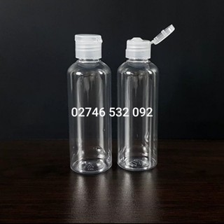 Chai Nhựa Thân Trong Nắp Bật Trong 50mL và 100mL Tiện Dụng