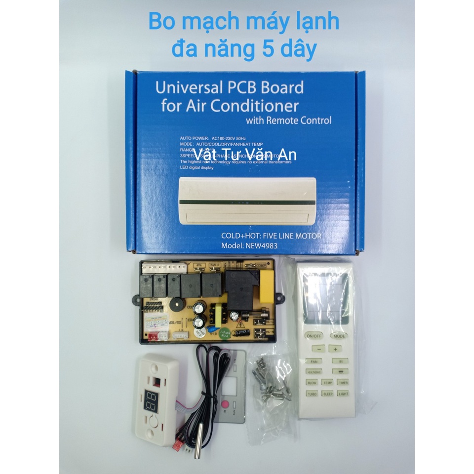 Bo mạch máy lạnh đa năng 5 dây, 6 dây
