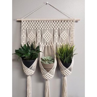 Dây treo chậu cây macrame trang trí decor sân vườn homestay