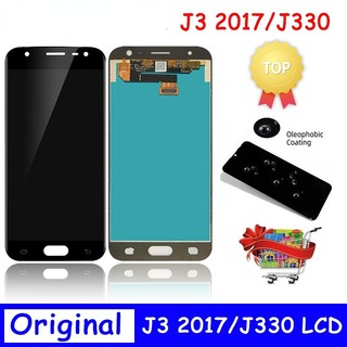  5.0 "Màn Hình LCD Chính Hãng Cho Samsung Galaxy J3 Pro 2017 J330 J330FN SM-J330FN Màn Hình Hiển Thị LCD Bộ Số Hóa Cảm Ứng Lắp Ráp Thay Thế Sửa Chữa Một Phần 