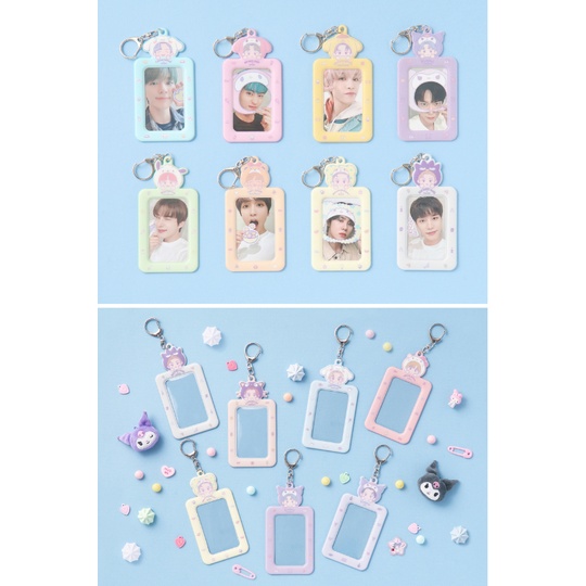 Nct SET Móc Khóa + Khung Ảnh Nhóm Nhạc NCT X SANRIO