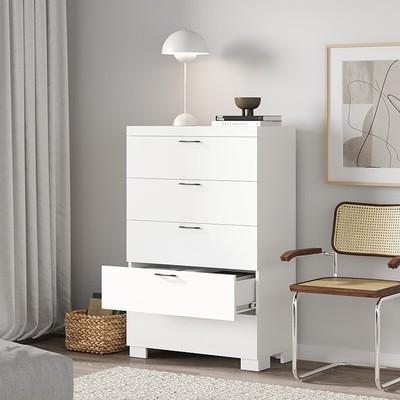 ENRIQUE, Tủ lưu trữ đồ dùng 5 ngăn kéo DRA_116, 78x40x120cm, tủ gỗ Scandi Home