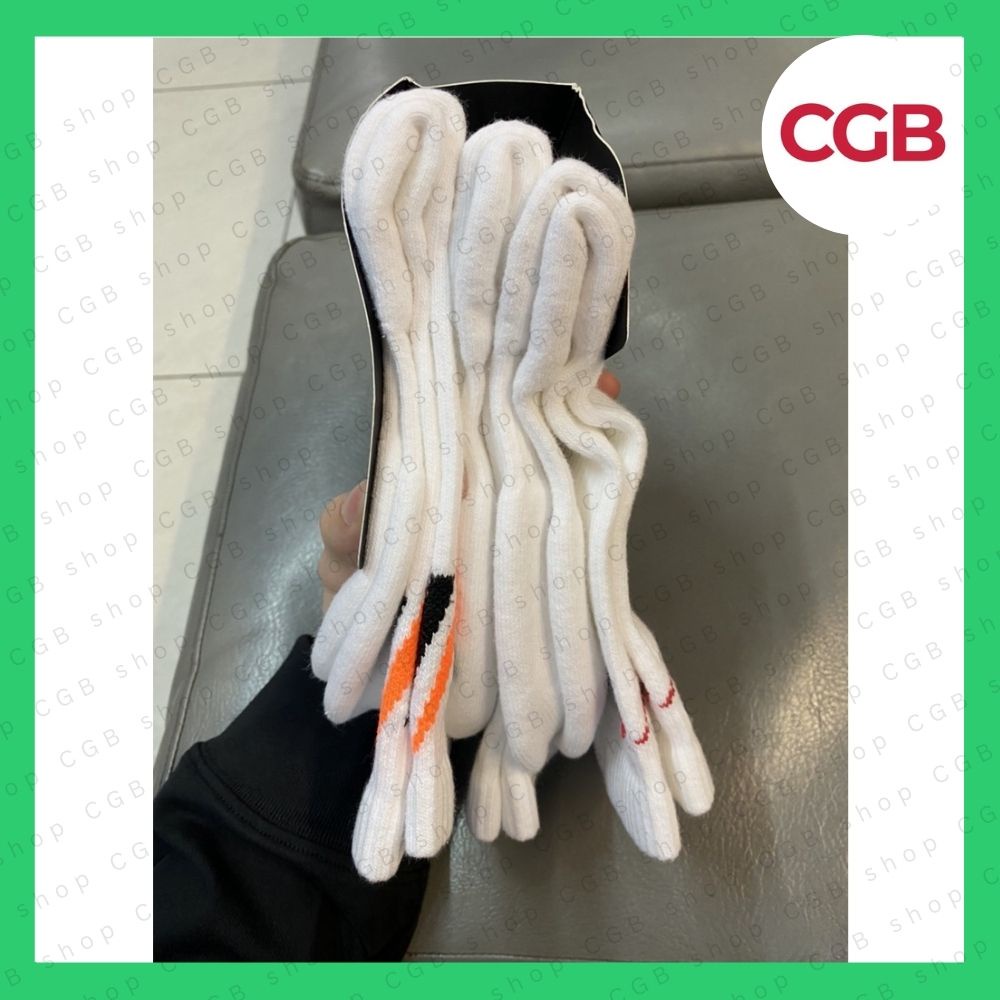 Vớ Tất Nike Cổ Cao Thể Thao Cushioned Công Nghệ Dri-Fit Drifit - Pack 3 Đôi