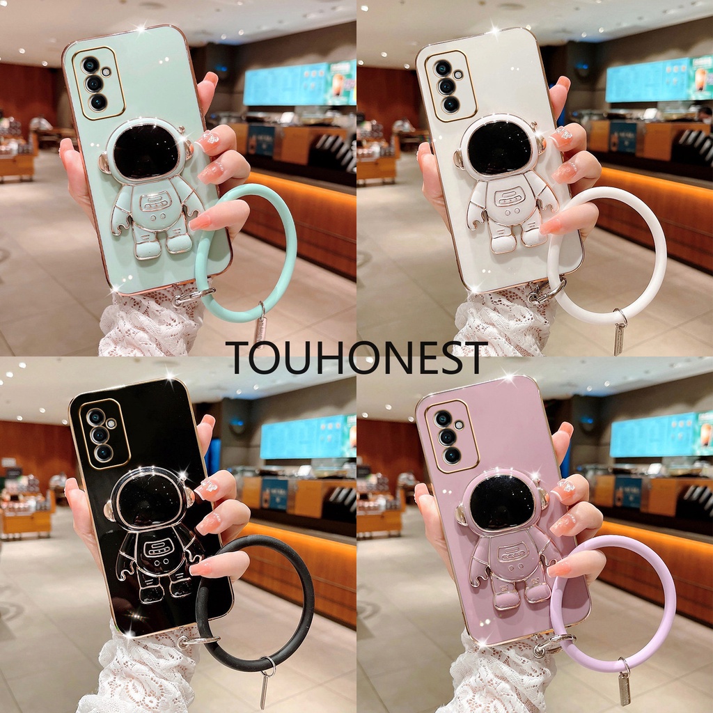 Ốp Điện Thoại Casing Samsung Galaxy A04 Case Samsung A04S Case Samsung A11 Case Samsung A12 Case Samsung A13 Case Samsung A14 Case Samsung A23 Case Samsung M11 Cover Samsung M12 Case Samsung M31 Silicone Protect 3D New Astronautstand With Ring Phone Case