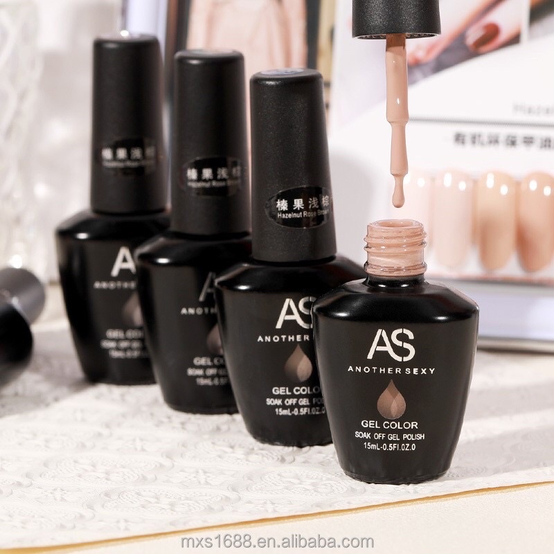 Sơn gel As 6 màu mã QZ,màu trà sữa chai 15