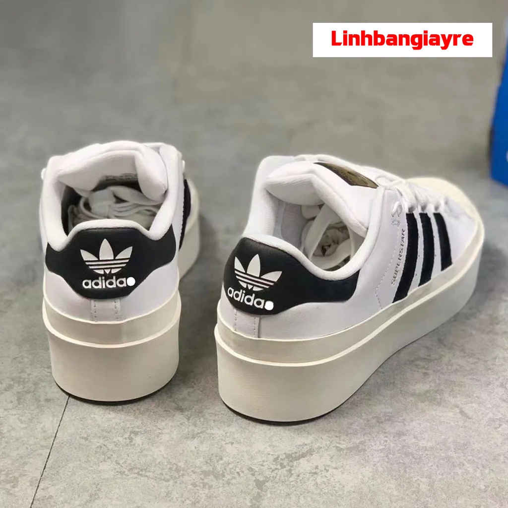 Giày Thể Thao Nam Nữ Das Superstar Tem Vàng Độn Đế 5cm, Đẹp, Êm, Bền, Hàng SC, Bản Trung Quốc