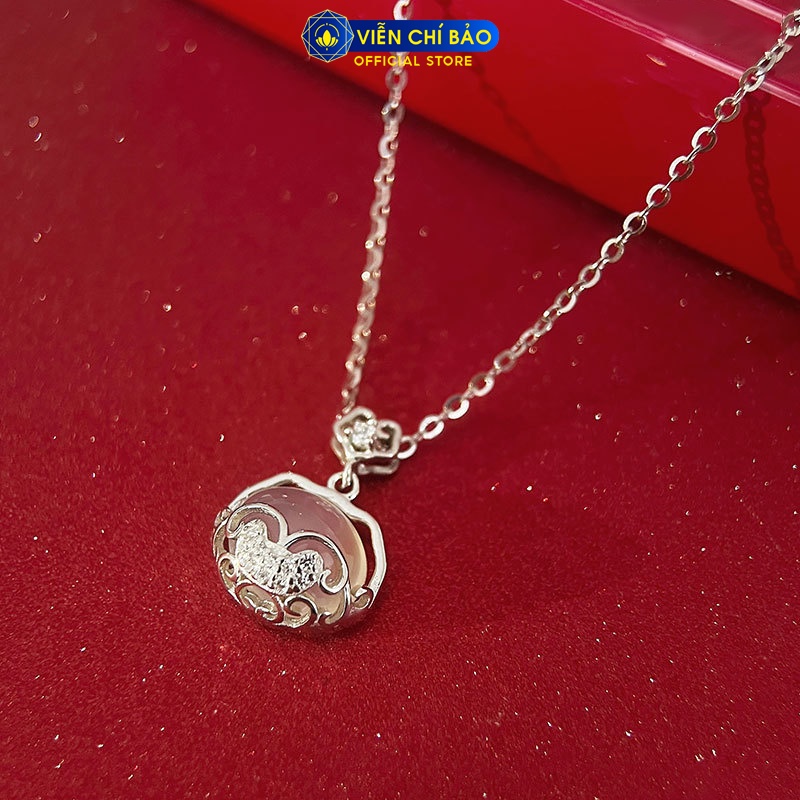 Dây chuyền bạc nữ trường mệnh NEW chất liệu bạc 925 thời trang phụ kiện trang sức Viễn Chí Bảo D000520