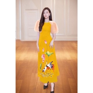 Sét Áo Dài Truyền Thống Chất Liệu Lụa Mango Cao Cấp 💕𝑭𝑹𝑬𝑬𝑺𝑯𝑰𝑷💕[Giá gốc tận xưởng]