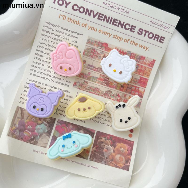 miumiuaKẹp Tóc Trang Trí Hình Bánh Quy Sanrio Dễ Thương Thời Trang Mùa Thu 2022