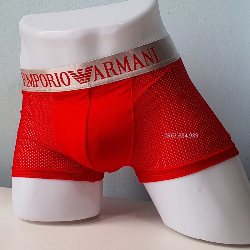 Hộp 3 quần sịp nam E.02 chất liệu thun thông hơi, cạp bạc bản rộng, nhiều màu cho anh em