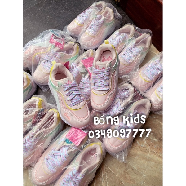 Giày Sneakers Bé Gái Barbie Siêu Nhẹ